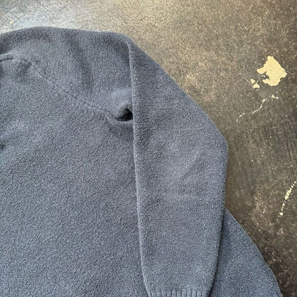 Banana Republic Blue High Neck Sweater Men’s Size Medium Cotton Blend Preppy - Picture 3 of 11